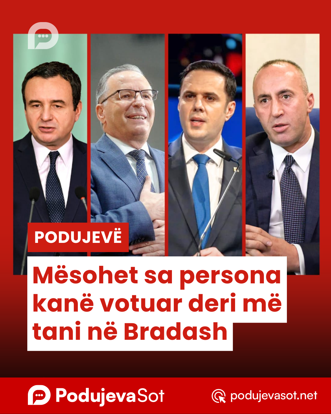 Mësohet sa persona kanë votuar deri më tani në Bradash