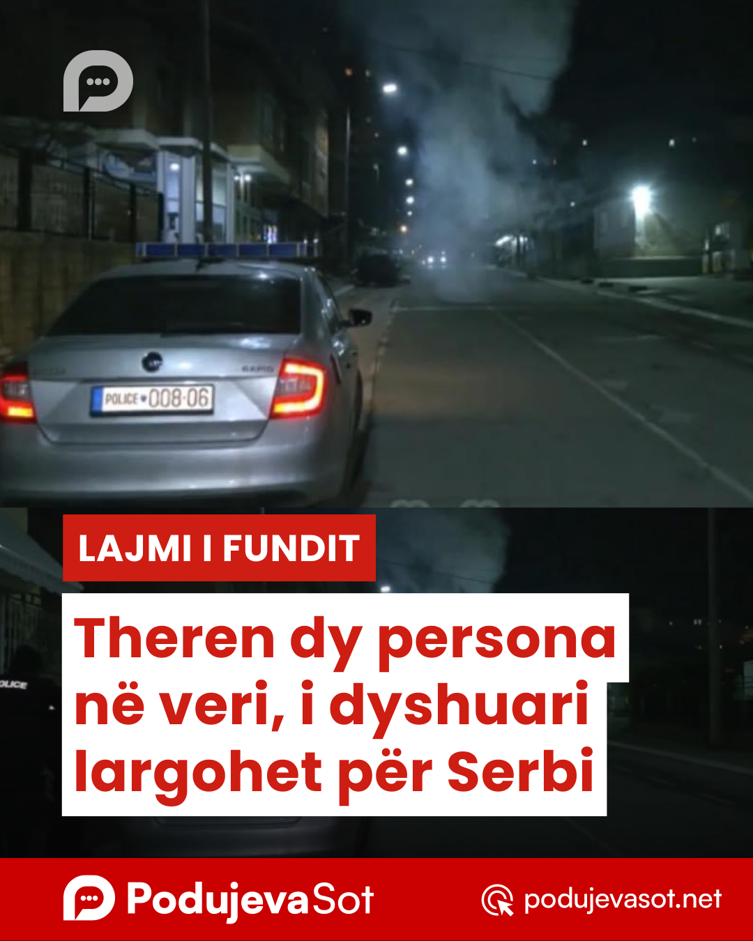 Theren dy persona në veri, i dyshuari largohet për Serbi