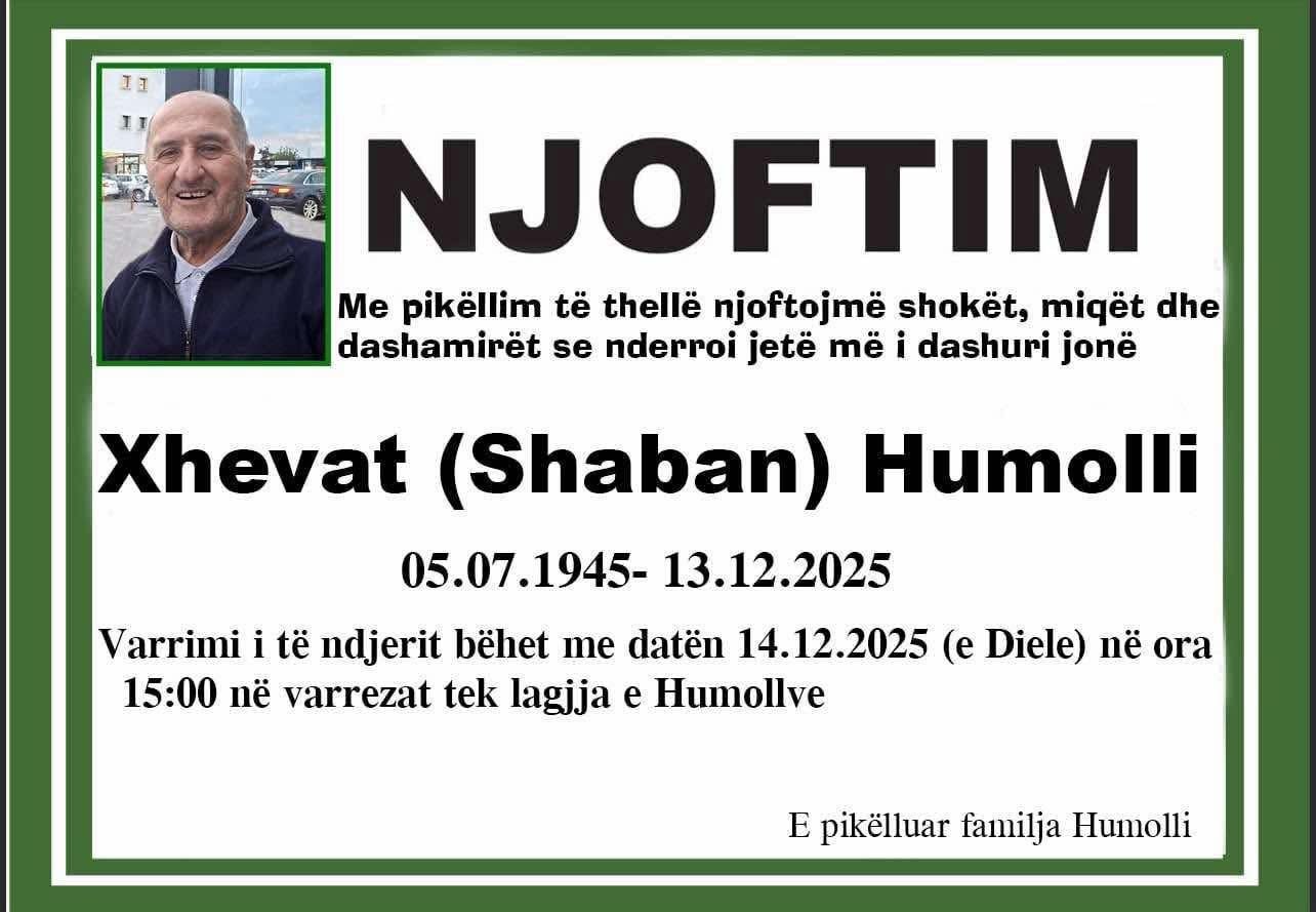 Podujevë: Ndërron jetë Xhevat Humolli