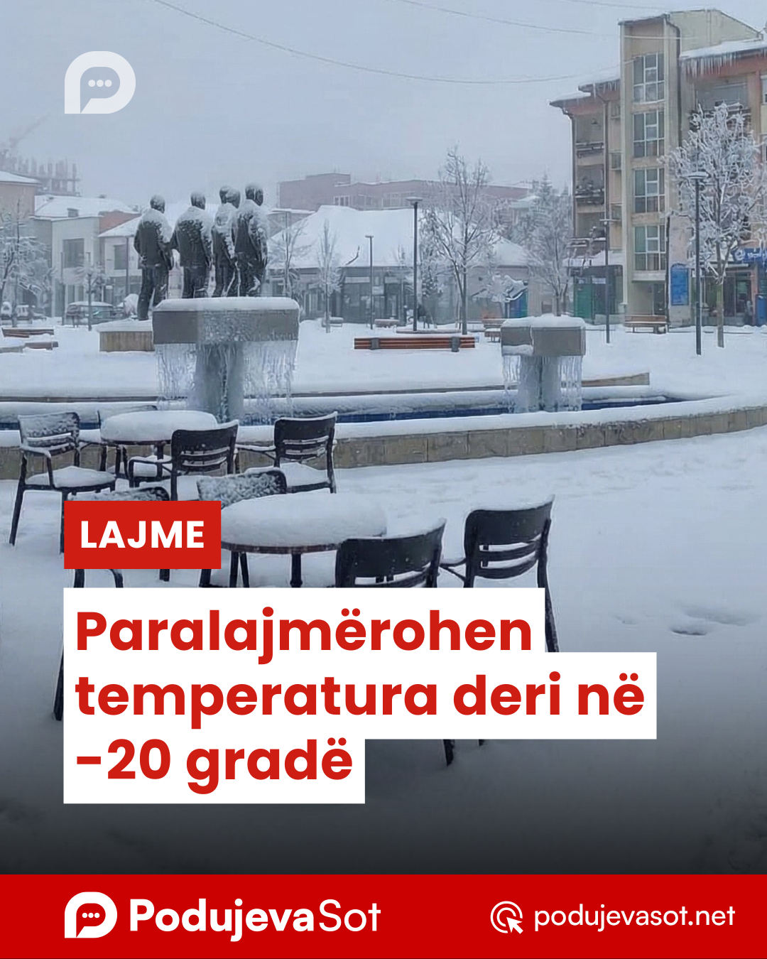 Paralajmërohen temperatura deri në -20 gradë