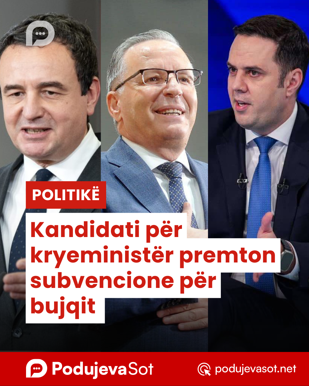 Kandidati për kryeministër premton subvencione për bujqit