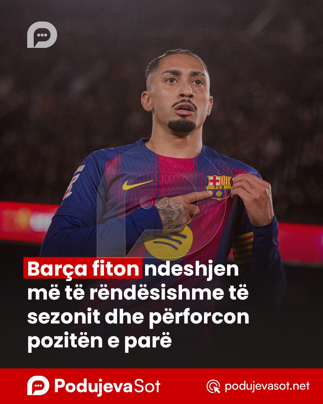 Barça fiton ndeshjen më të rëndësishme të sezonit dhe përforcon pozitën e parë