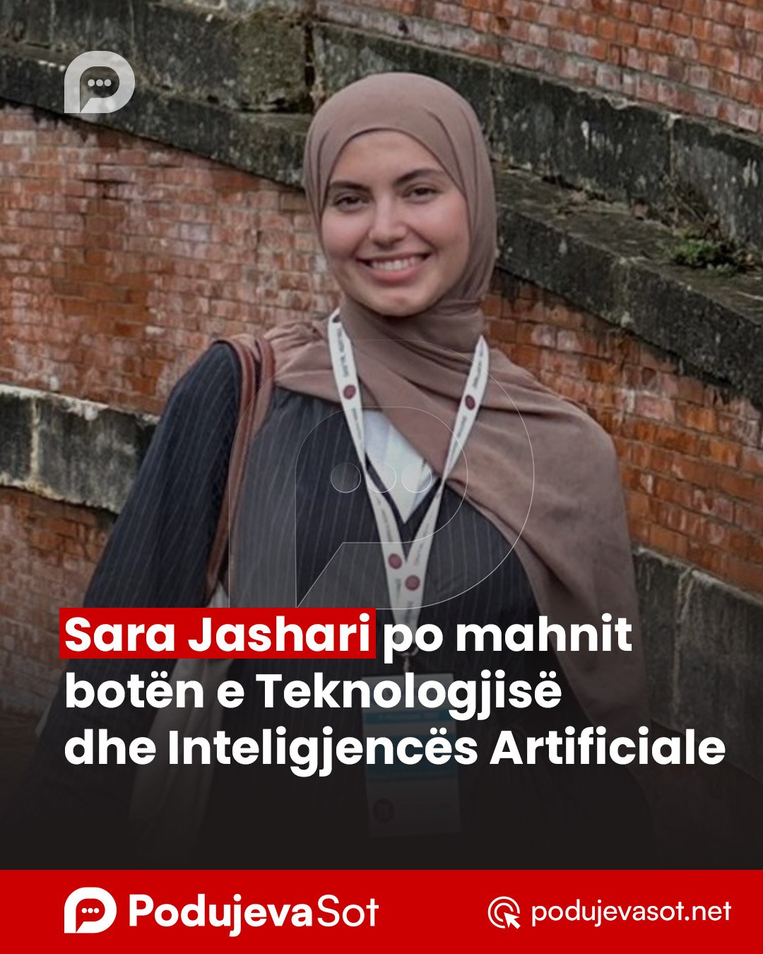 Sara Jashari po mahnit botën e Teknologjisë dhe Inteligjencës Artificiale