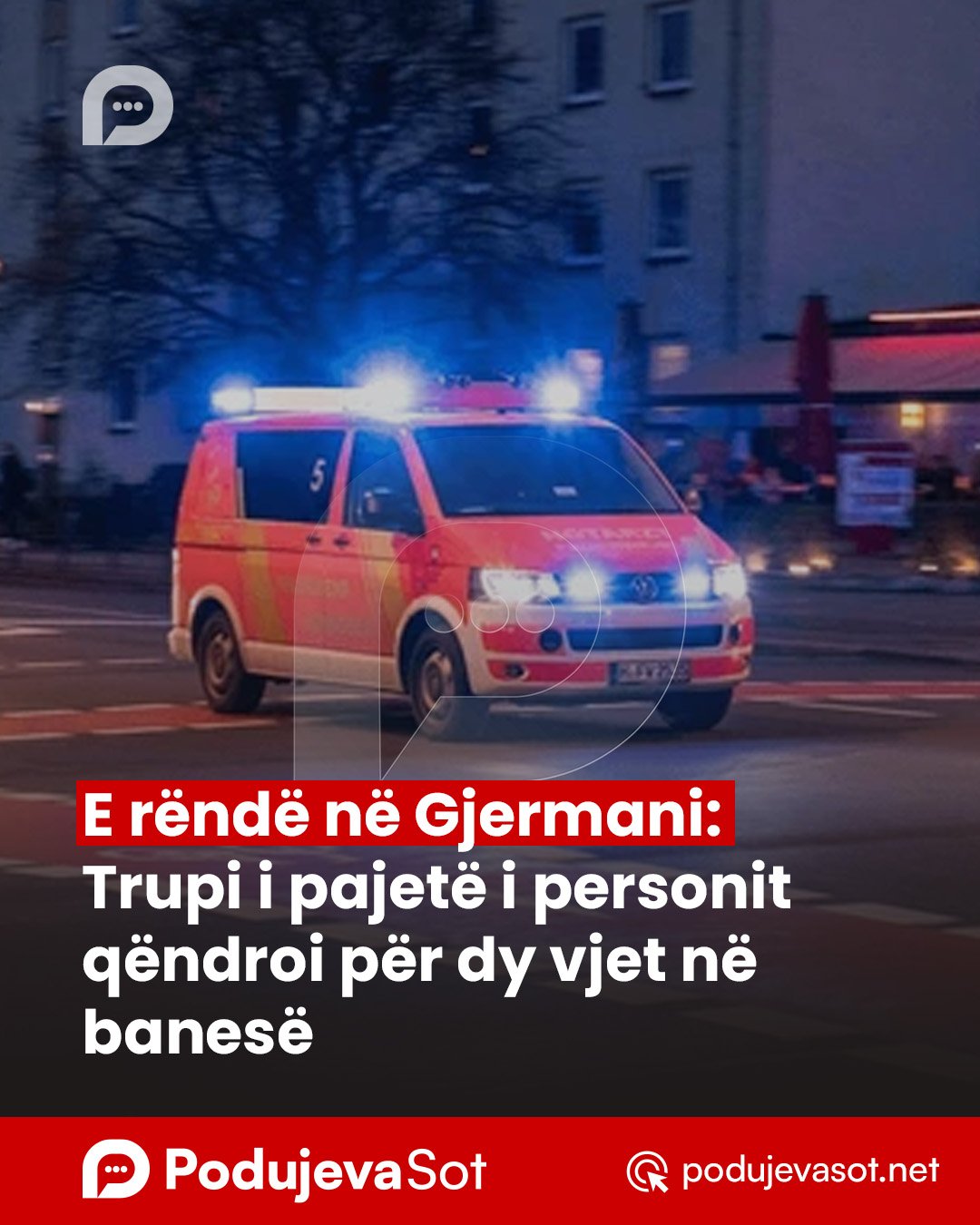 E rëndë në Gjermani: Trupi i pajetë i personit qëndroi për dy vjet në banesë