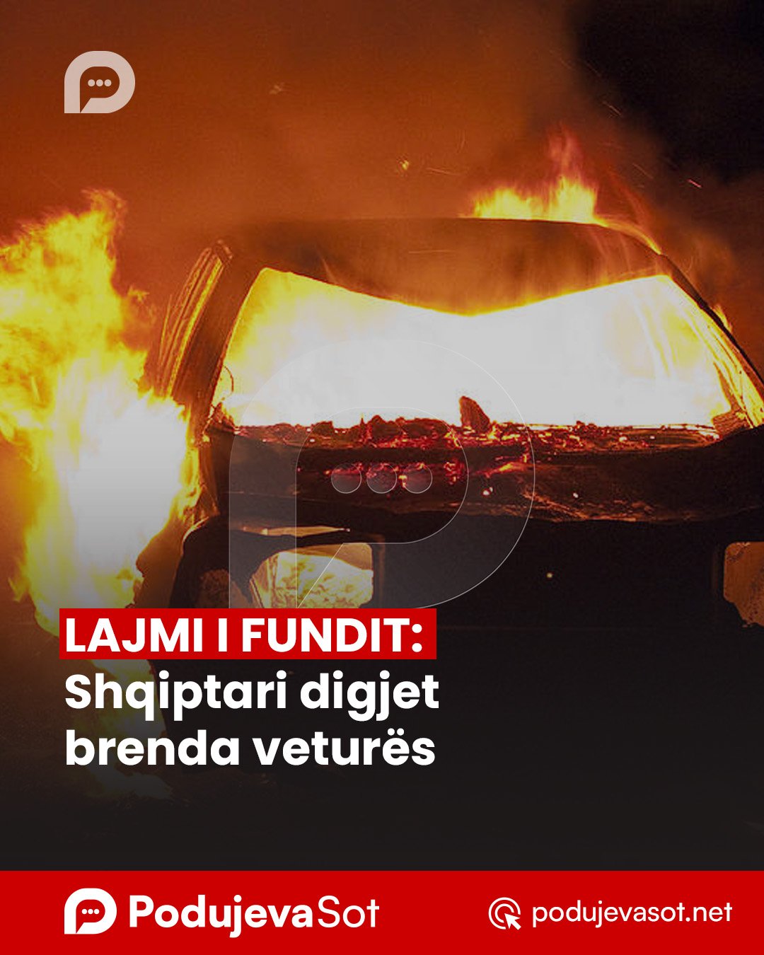 LAJMI I FUNDIT: Shqiptari digjet brenda veturës
