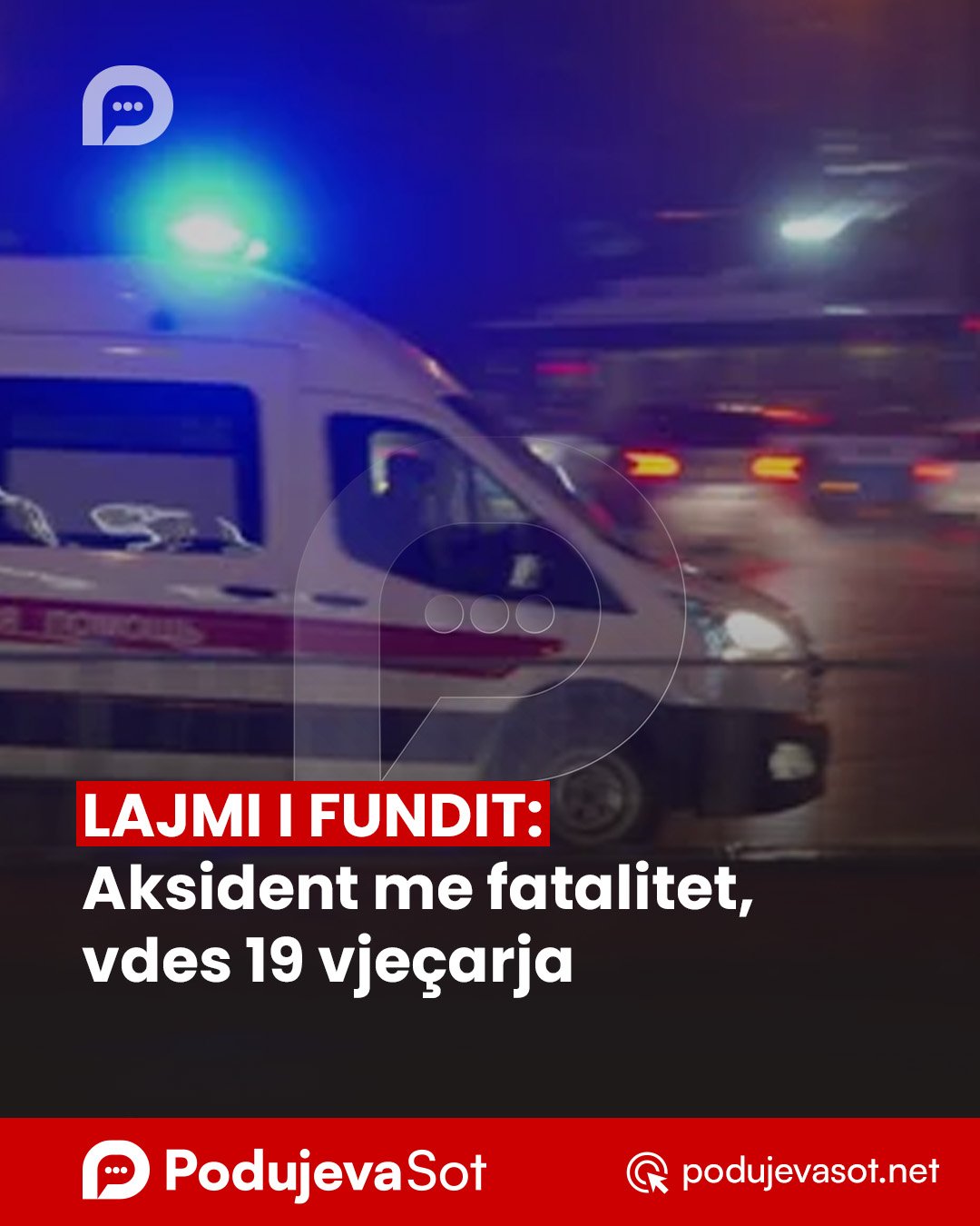 Aksident me fatalitet, vdes 19 vjeçarja