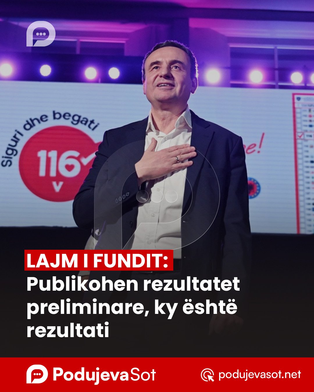 LAJM I FUNDIT: Publikohen rezultatet preliminare, ky është rezultati
