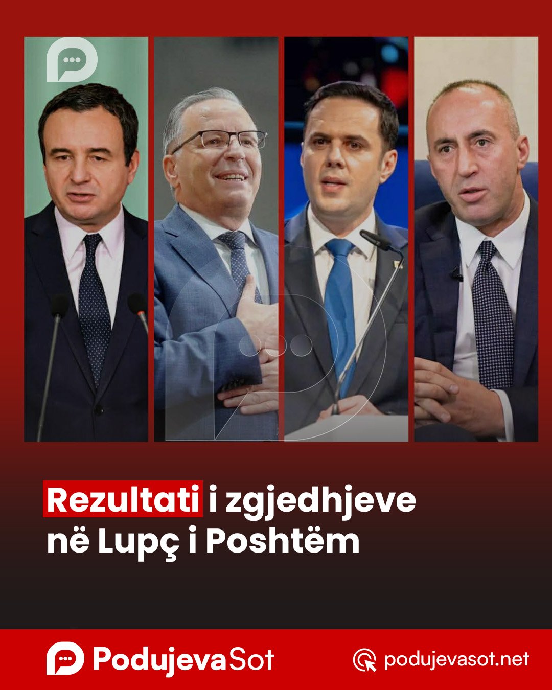 Rezultati i zgjedhjeve në Lupç i Poshtëm