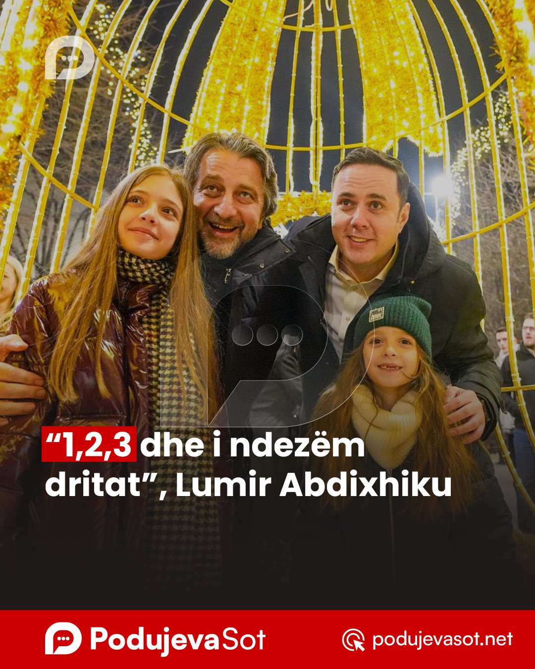 “1,2,3 dhe i ndezëm dritat”, Lumir Abdixhiku