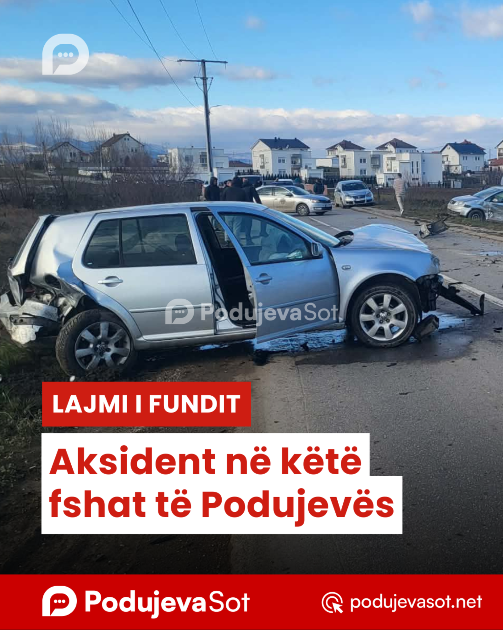LAJMI I FUNDIT: Aksident në këtë fshat të Podujevës