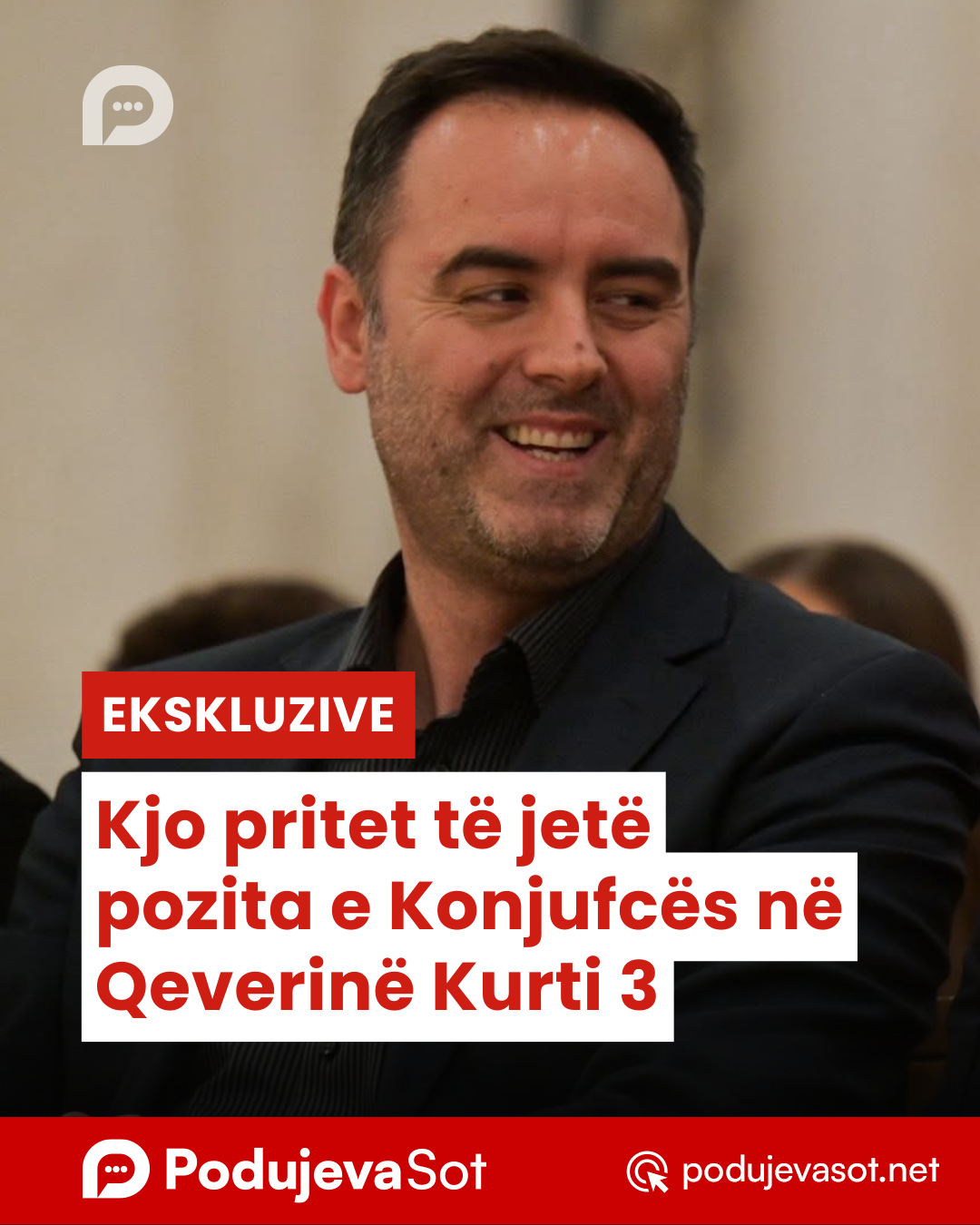 Kjo pritet të jetë pozita e Konjufcës në Qeverinë Kurti 3