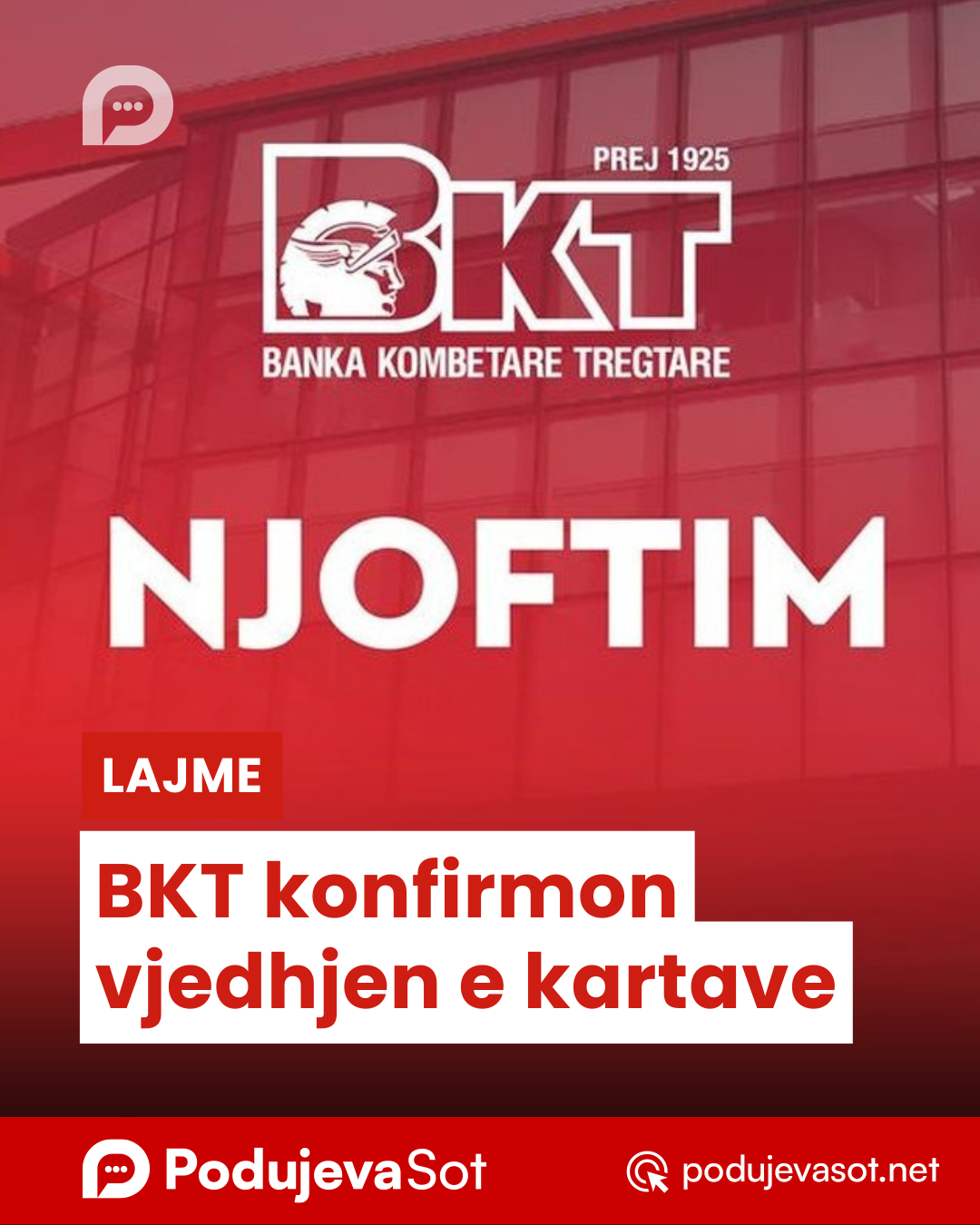 BKT konfirmon vjedhjen e kartave