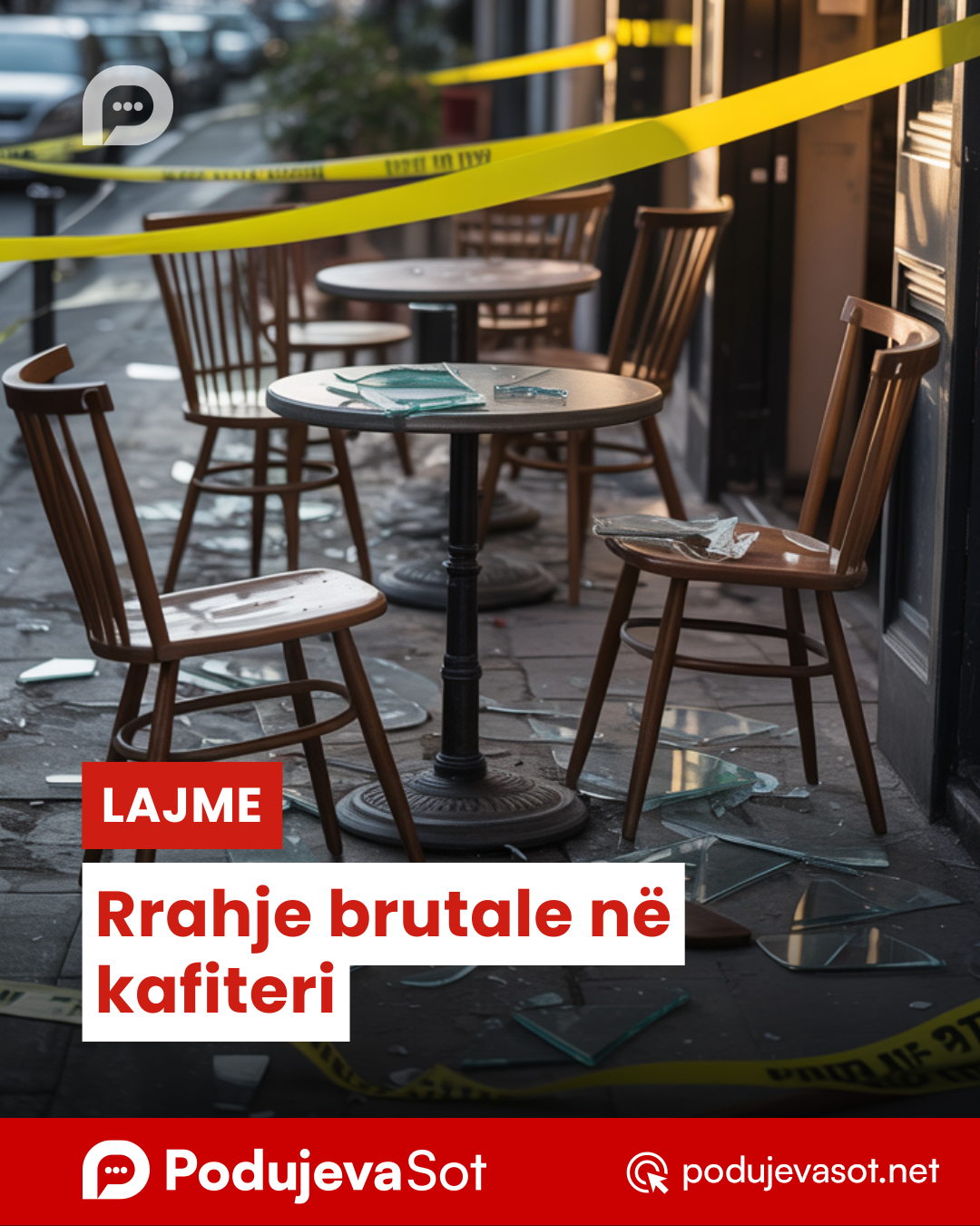 Rrahje brutale në kafiteri