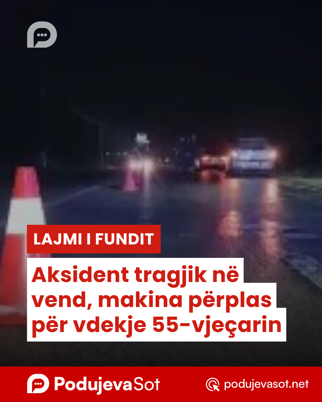 Aksident tragjik në vend, makina përplas për vdekje 55-vjeçarin