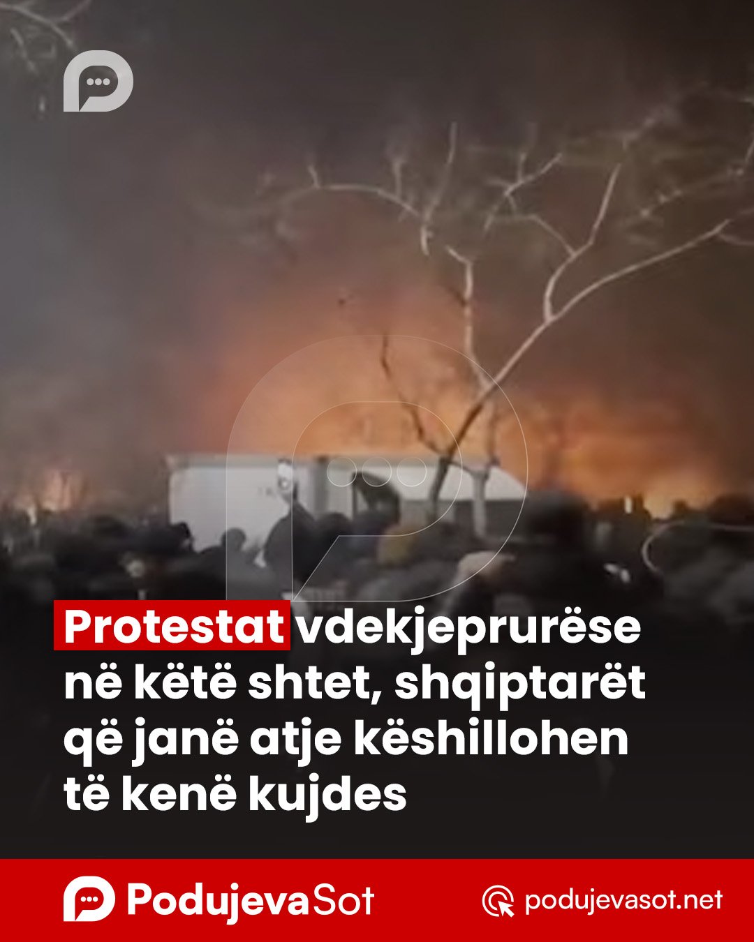 Protestat vdekjeprurëse në këtë shtet, shqiptarët që janë atje këshillohen të kenë kujdes
