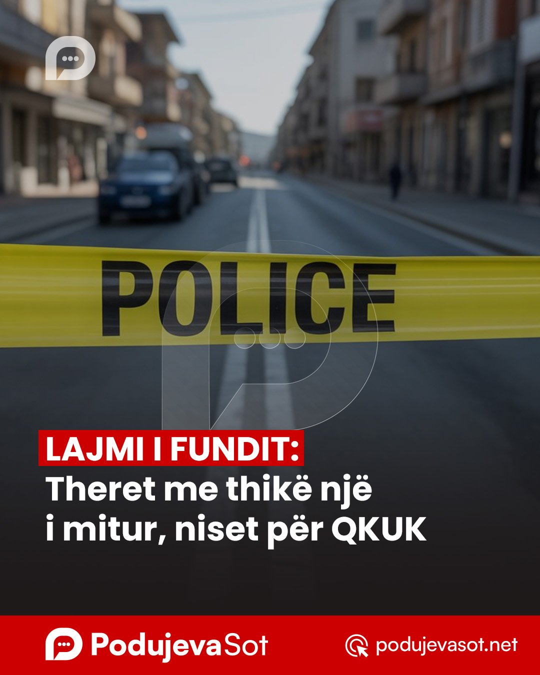 Theret me thikë një i mitur, niset për QKUK